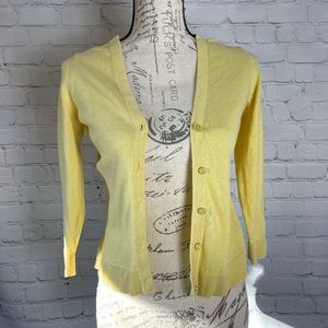 The Limited Pale Yellow Cardigan